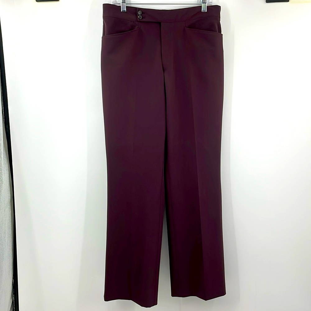 Prada Men’s Burgundy Dress Pants Made in Italy Size 52 US 36